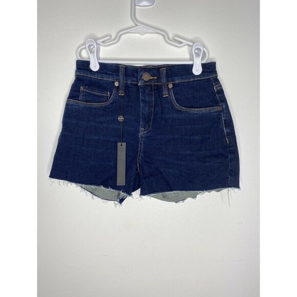 Blank NYC Womens 24 Dark Wash Retro High Distresse‎ - Picture 2 of 5